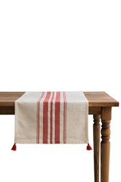 Hermia Alfombra Roja 50 x 150 cm, Algodón y Poliéster, Elegante y Cómoda